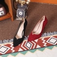thumbnail image 3 of Unique Bargains Women's Pointed Toe Pull on Stiletto Heels Pumps, 3 of 7