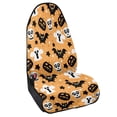 thumbnail image 2 of FUIALDOLG Halloween Terry Cloth Car Seat Cover Machine Washable, Compatible with Truck Seat Van, Bucket Seat Protector Fit for Sedan Vehicle Halloween Spooky 1 Pack, 2 of 7