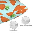 thumbnail image 5 of Disketp Pillow Covers Cartoon Carrot Pattern Throw Pillow Case Cushion Covers,Cushion For Bedroom,Couch,Home-14"X20", 5 of 8