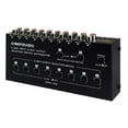 thumbnail image 1 of B062 2 en 8 Out Video Audio Switch Switcher Selector Box USB 5V DIY 8 Way Splitter Box, para DVD DVR, consolas de juegos, interfaz RCA Plug, 1 of 9