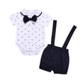 thumbnail image 3 of Baby Boy Outfits Boys Sets Kids Unisex Summer Cute Printed Short Sleeved Sports 0 6 12 18 24 Months 2T 3T Clothing Tracksuit Toddler Clothes Sweat Outfit 2PCS Set, 3 of 5