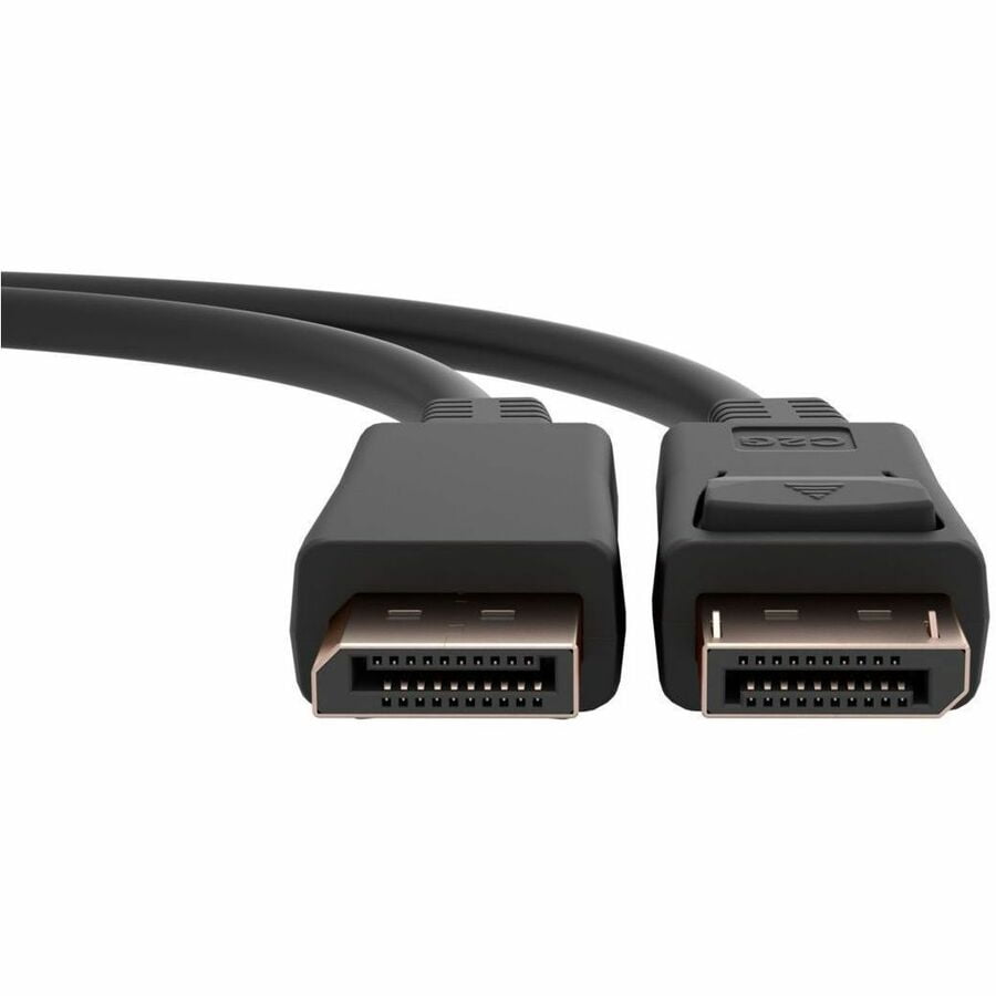 C2G TAA-Compliant DisplayPort™ Cable with Latches-8K 60Hz, M/M, Black