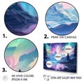 thumbnail image 5 of Designart "Kawaii Aurora Borealis In Canada" Aurora Borealis Picture Framed Canvas Wall Art, 5 of 5