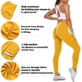 thumbnail image 5 of VASLANDA Women Scrunch Butt Leggings High Waist Yoga Pants with Pockets Tummy Control Workout Running 4 Way Stretch Yoga Leggings, 5 of 6