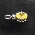 thumbnail image 1 of Yellow Sapphire Pendant/Handmade Birthstone Pendant For Men+Women/Anniversary, 1 of 3
