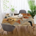 thumbnail image 6 of 60x60 Inch Tablecloth Polyester Square Tablecloth for Home Kitchen Dinner Decor Halloween Dog Pattern, 6 of 9