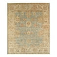 thumbnail image 2 of Pasargad Home Sultanabad 12' x 18' Hand-Knotted Lamb's Wool Light Blue/Ivory Rug - All Ages, Indoors, 2 of 2