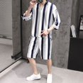 thumbnail image 3 of Conjunto de pantalones cortos para hombre, ropa de trabajo, sudaderas, chándal suave, novedad en camisetas y tops, conjuntos de camisetas y pantalones cortos para hombre, moda para hombre 2024 XL, 3 of 5