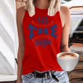 thumbnail image 2 of Cqxid525 Clearance Items Women’s Sleeveless T-Shirts Baseball Shirt Women Baseball Tank Baseball Tops Tee Cute Workout T Shirts Casual Summer Sleeveless Vest Fashion Summer Casual Basic Top Shirt, 2 of 5