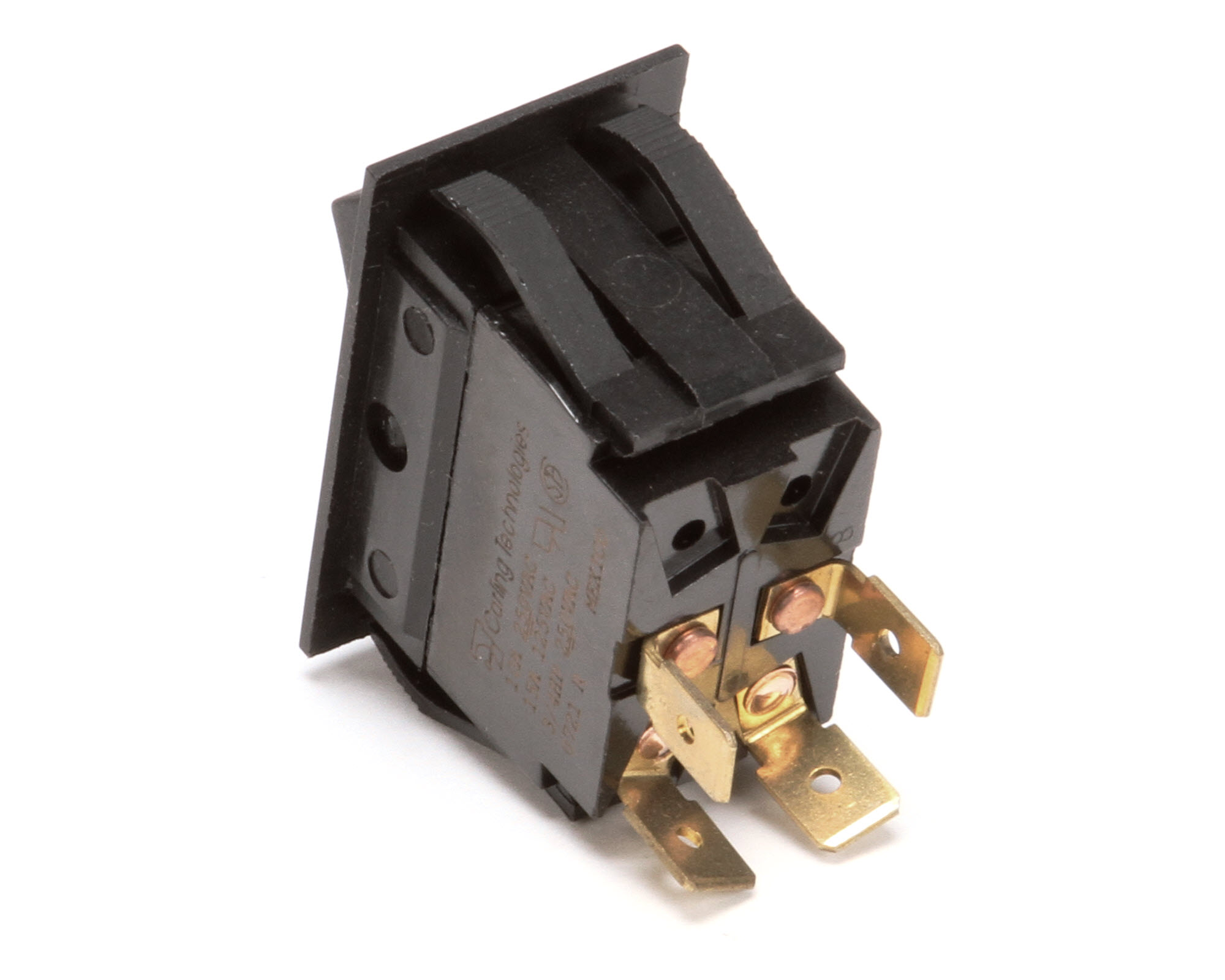 Blodgett 30517 Black Rocker DPST Switch