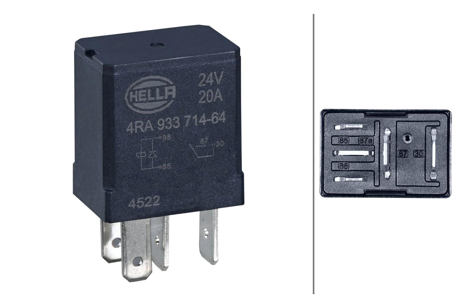 Hella 933714641 Accessory Power Relay