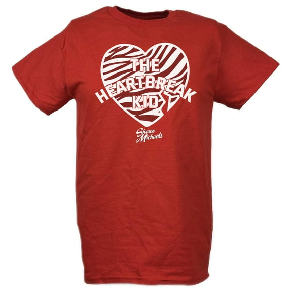 Shawn Michaels The Heartbreak Kid Mens Red T-shirt S
