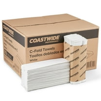 Sustainable Earth 1-Ply C-Fold Paper Towels 150 Sheets/PK 16 PKs/CS White (SEB25383) 887847