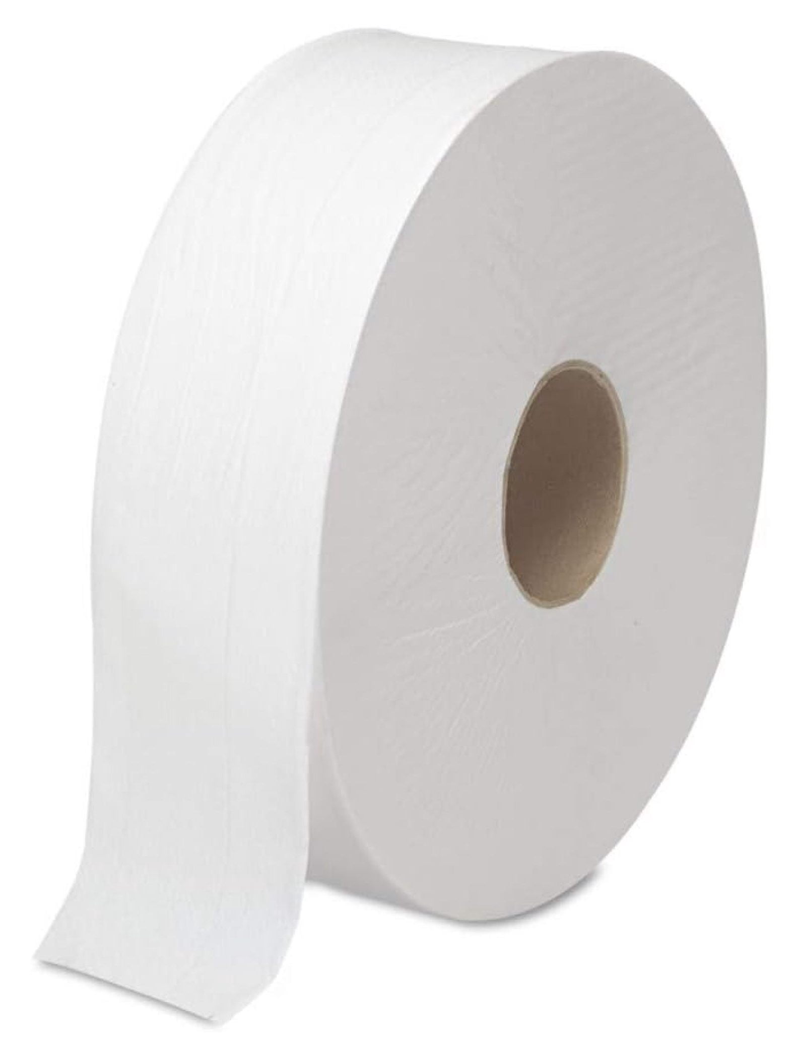 JRT Septic Safe Bath Tissue - Jumbo Roll, 2-Ply, 2000 ft - White, 6 Rolls/Carton - Embossed Toilet Paper for High Traffic Restrooms