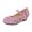 Pink, variant on SGMVNU Girls Glittler Sandals Low Heel Elegant Mary Jane Dress Sandal Wedding Party Flower Girl Dress Shoes for Little/Big Kids Pink Size 5.5-6 Years
