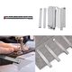 thumbnail image 1 of Clips de dobladillo para coser 21 piezas de clips de costura con regla de medición de calibre de costura para ropa de tela, cortinas, papel de encuade Soledad Medidores de dobladillo, 1 of 7