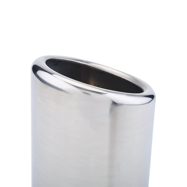 1 PAR DE PUNTAS DE SILENCIADOR DE EBBOS DE ESCAPE DE AUTOMÓVIL DE ACERO INOXIDABLE 143 mm/5,6 PULGADAS 102 MM/4 PULGADAS REMPLAZO DE PUNTAS DE SILENCIAYOR DE TUBO DE ESCAPE 67
