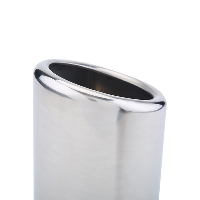 1 PAR DE PUNTAS DE SILENCIADOR DE EBBOS DE ESCAPE DE AUTOMÓVIL DE ACERO INOXIDABLE 143 mm/5,6 PULGADAS 102 MM/4 PULGADAS REMPLAZO DE PUNTAS DE SILENCIAYOR DE TUBO DE ESCAPE 67