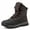 Brown, variant on YOURDIARY Men's Ankle-High Waterproof Hiking Boots Snow Boots Outdoor Shoes Trekking Trails Faux Fur Lined