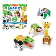 thumbnail image 3 of Melissa & Doug Snap It! Safari Animals Beginner Craft Kit  Alligator, Zebra, Monkey, Giraffe, 3 of 4
