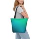 thumbnail image 2 of Fotbe Green Turquoise Teal Bolsa de Playa con Estampado, Bolsa de Hombro, Bolsa de Mano Espaciosa, Bolsa de Viaje Ligera, Bolsa de Compras Versátil, 2 of 6