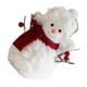 thumbnail image 1 of Muñeco de nieve navideño, muñeco de peluche tejido, decoración navideña de dibujos animados. 10x11cm, 1 of 9