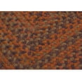 thumbnail image 2 of Colonial Mills 7' Orange, Brown and Purple Braided Square Area Throw Rug, 2 of 2