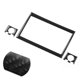 thumbnail image 2 of 5pcs CD Radio Navigation Panel Trim Frame Carbon Fiber Sticker Decoration Fit for Prius 2012-2015, 2 of 5
