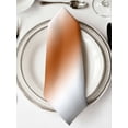 thumbnail image 2 of Cloth Napkins 1 Piece - 20x20 Inches, Gray Orange Washable Reusable Table Napkins, Modern Gradient Geometric Soft & Absortbent Dining Napkin for Party Wedding Hotel Restaurant, 2 of 8