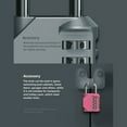 thumbnail image 4 of AOOOWER Combination Padlocks 4 Digit Locker Padlocks for Gym School Lockers Padocks, 4 of 12