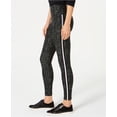 thumbnail image 2 of Calvin Klein Womens Printed Metallic-Stripe High-Waist Leggings,Micro Boom,2XL, 2 of 3