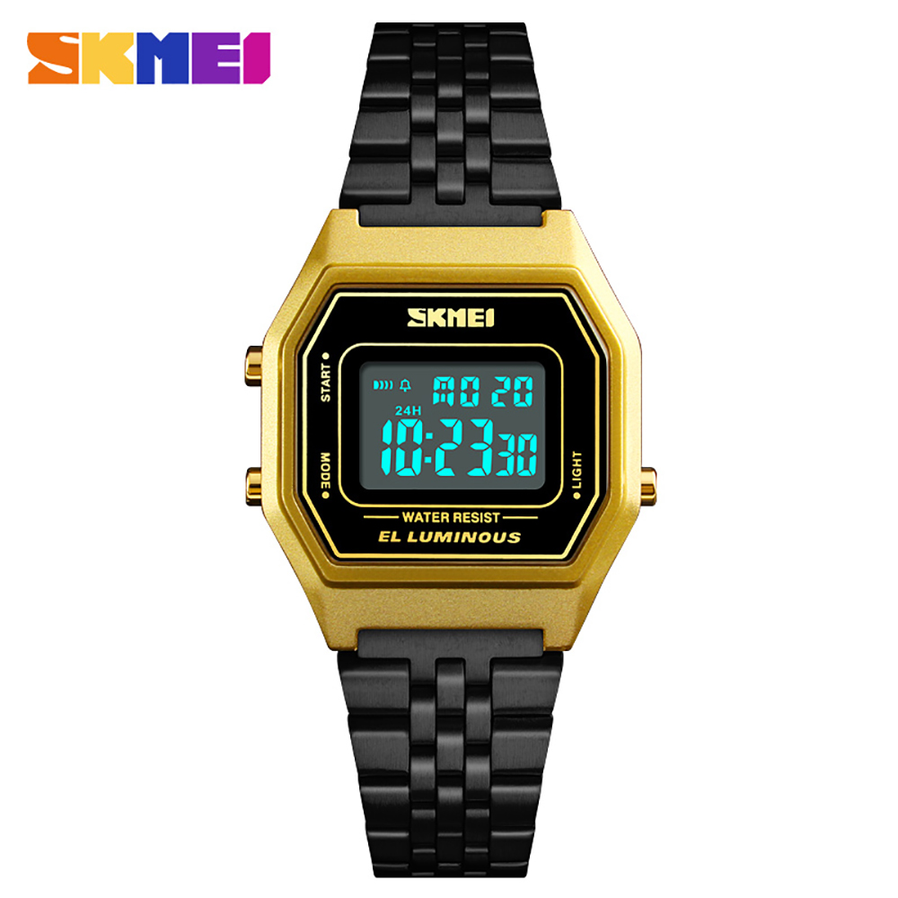 women's analog watch with backlight