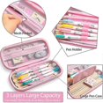 thumbnail image 2 of Pencil Case for Girls 3D EVA Cat Cartoon Storage Pouch Pen Holder for School Kids Large-Capacity Storage Box Children's Student Gift Stationery Box, 2 of 5