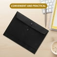 thumbnail image 3 of BESTYASH 5Pcs Office Black Kraft Paper Envelopes A4 Size Document Organizer with String Closure, 3 of 8