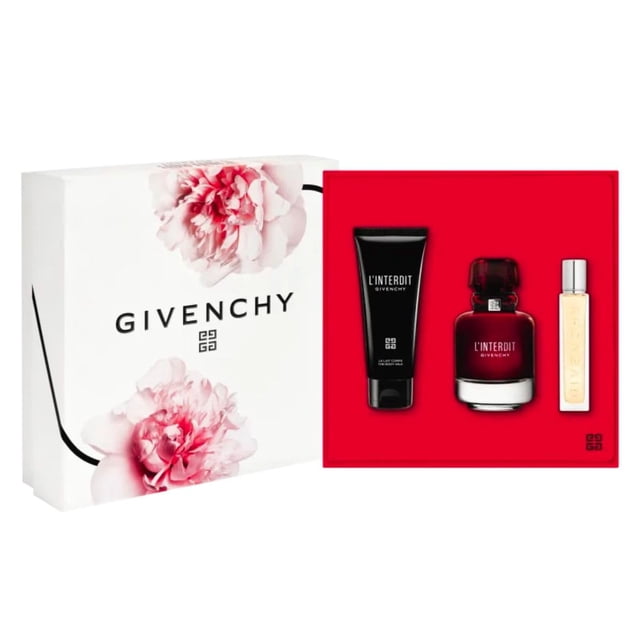 Set de regalo Perfume Givenchy L'interdit Rouge de 3 piezas para mujer