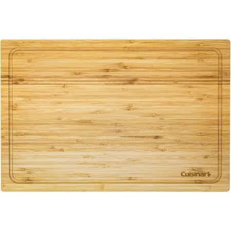 Cuisinart - Bamboo Cutting Board w/Slide Out Tray