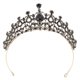 thumbnail image 3 of EeaseMX 1 corona de novia de estilo barroco, elegante corona de diamantes de imitación, accesorio para vestido de novia., 3 of 7