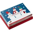 thumbnail image 1 of Hallmark Boxed Christmas Cards, Winter Wishes Snowmen (40 Cards and 40 Envelopes), 1 of 8