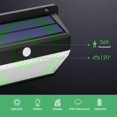 thumbnail image 3 of 158 luces solares LED para exteriores【Paneles solares de 3000LM-2400mAh】Luces solares con sensor de movimiento Focos inalámbricos para exteriores【Impermeables, a prueba de niebla, nieve y calor】 JAMW Sencillez, 3 of 5