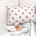 thumbnail image 5 of Kdxio Cotton Pillow Cases 20"x30" Pillowcases,Soft and Breathable Bedroom Pillow Cases-Hand Drawn Strawberry, 5 of 8