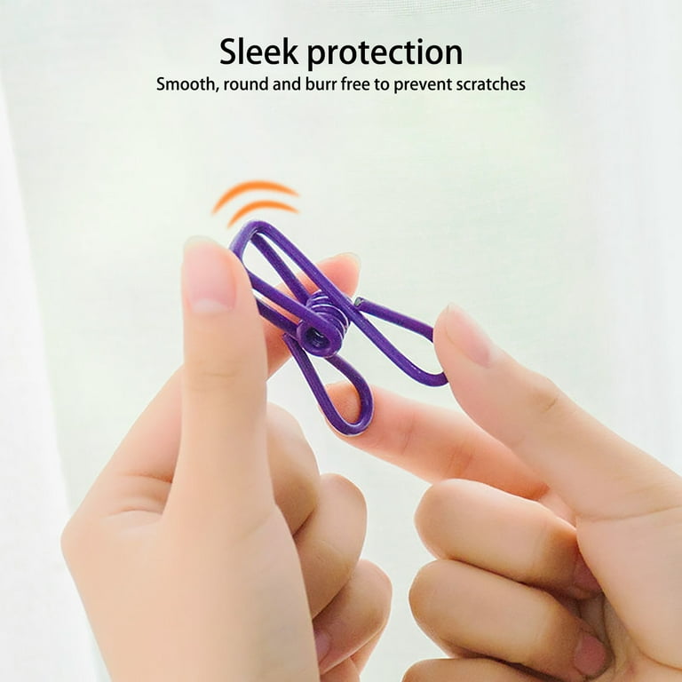 Giyblacko Sticky Hooks For Hanging 40 Pack Assorted Chip Bag Clips