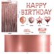 thumbnail image 2 of 46 piezas (juego de mantel de oro rosa) Globos de látex con helio para niñas, mujeres, cumpleaños, bodas, baby shower, bautismo, decoración de fiesta, 2 of 5