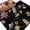 Black, variant on Cute Black Space Area Rugs 5'x8', Washable Small Throw Rugs for Classroom Bedroom, Star Cartoon Spaceship Planet Indoor Outdoor Rug Non-Slip Low Pile Carpet Runner Reversible Floor Mats