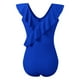 thumbnail image 4 of WILLBEST Traje de Baño Mujer Dos Piezas Trajes de Baño para Mujer Traje de Baño Lindo Traje de Baño con Cuello En V con Volantes, 4 of 4