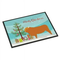 Caroline's Treasures BB9187JMAT Highland Cow Christmas Door Mat, Indoor Rug or Outdoor Welcome Mat 24x36 Doormat , 36"L