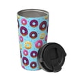 thumbnail image 2 of Daiia Donuts Printed Stainless Steel Tumbler with Lid and Straw, Double Wall Vacuum Insulated Coffee Tumbler Travel Coffee Mug with Leak Proof Lid, 2 of 8