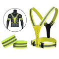 thumbnail image 4 of Tiras reflectantes para chaleco reflectante elásticos para equipamiento de competición Luces transpirables de visibilidad para el trabaj amarillo DYNWAVEMX tren de rodaje reflectante, 4 of 8