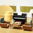 thumbnail image 4 of 2 Sets Dollhouse Furniture Set Miniature Furniture Mini House Accessories Decoration Mini Piano Mini Sofa for Dollhouse Decor Home, 4 of 6