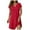 Red, variant on vigerkar Women's Casual A-Line Dresses Summer Floral Tshirt Dress Short Sleeve Mini Dress Flowy Sundresses Hot Pink, XL