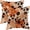 Burnt Orange Palm Cheetah Spot, variant on Sage Green Summer Pillow Covers 16 x 16 Inch, Tropical Palm Leaf cheetah Spot Outdoor Decor Throw Pillows for Couch, Leopard Polka Abstract Art Decorative Pillowcase Linen Cushion Cover Set of 2